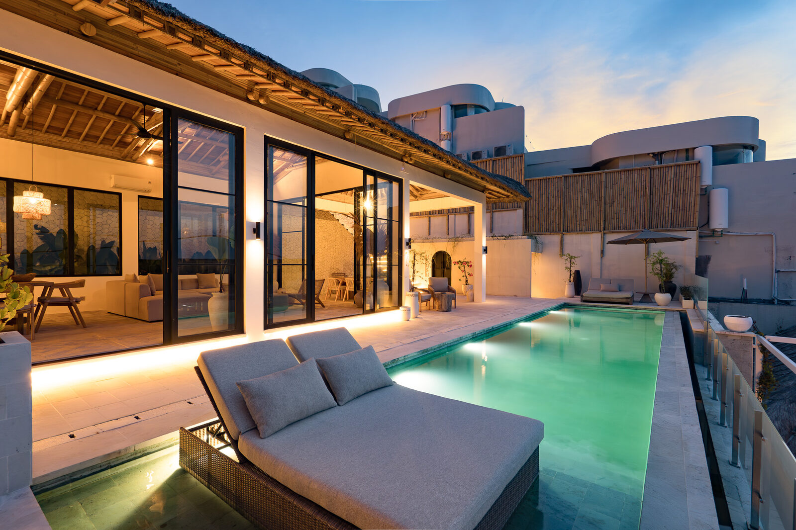 The infinity pool at Maison Ulu Dua.